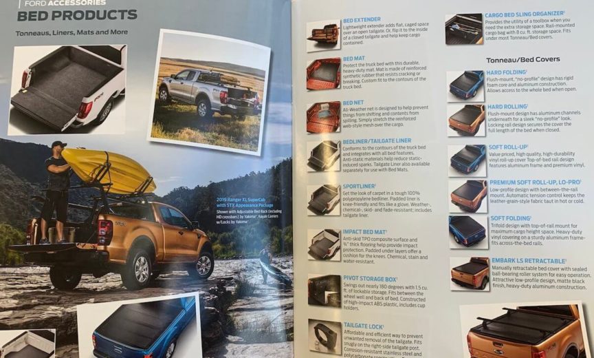 2019 Ranger Ford Accessories Color Brochure Now Available